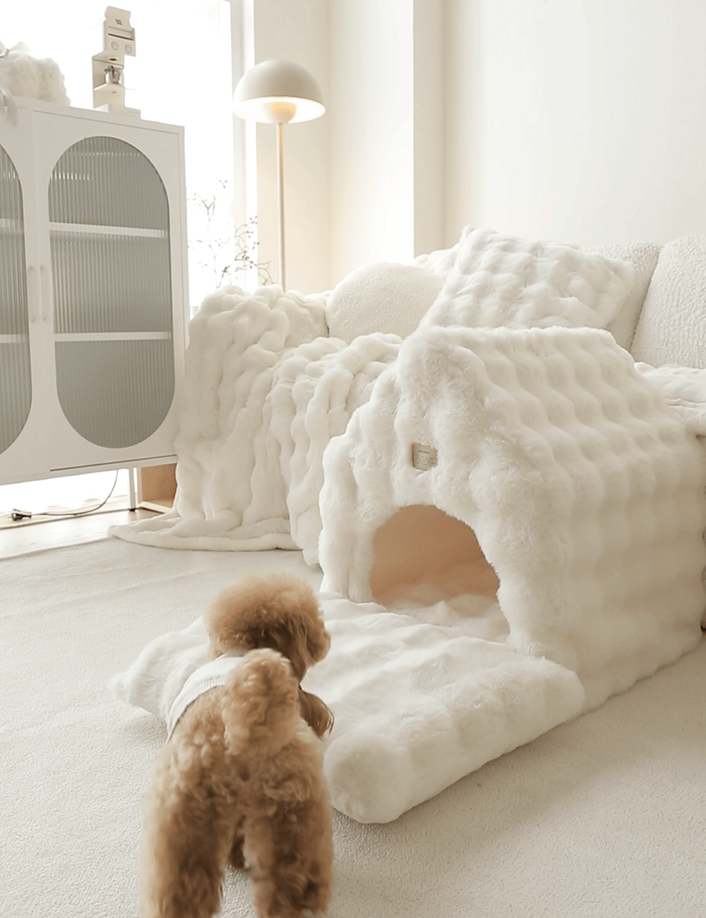 BEBEDECO MINK LATTE ペットハウス［2サイズ］ ベージュ| Ohouse(オー